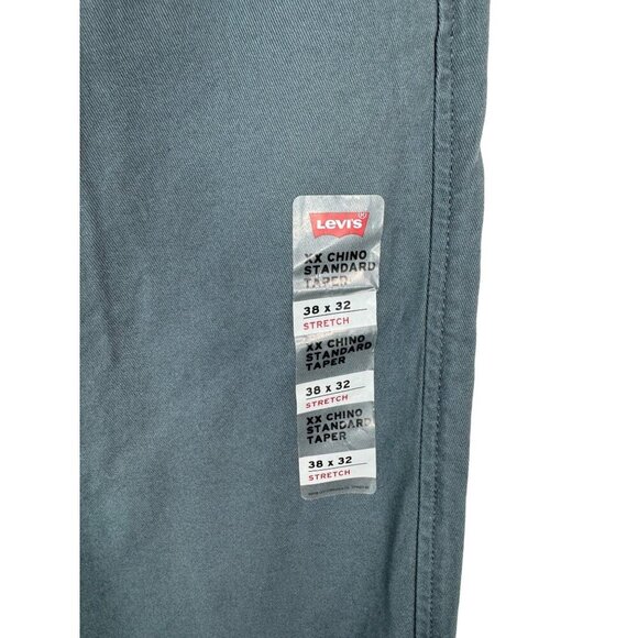 Levi's Men's XX Chino Standard Taper Fit Stretch Pants blue sz 38x32 - Picture 9 of 12